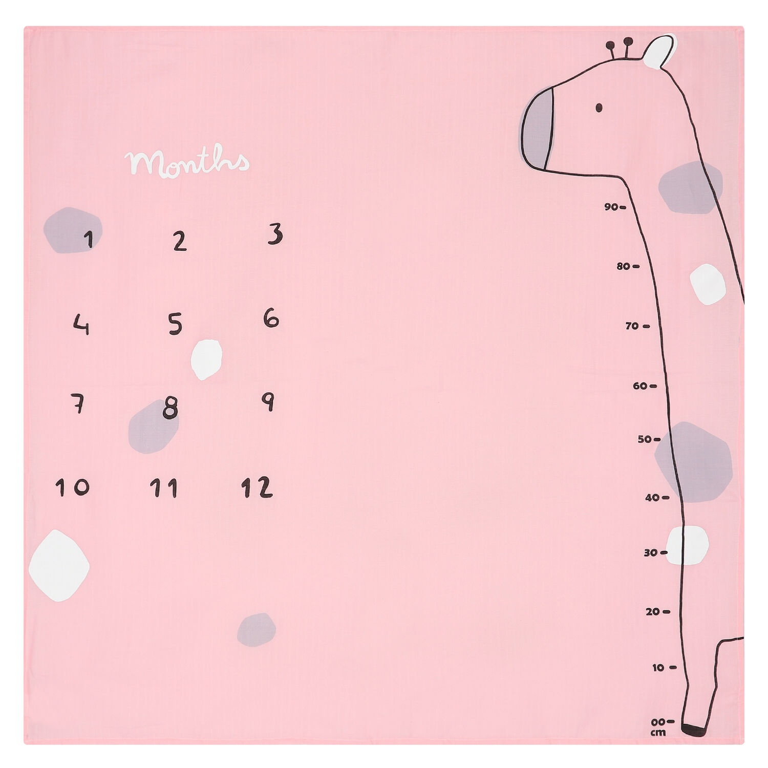 White & Pink Muslin Swaddles ( 2-Pack ), 2, hi-res